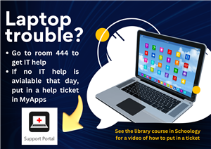 laptop trouble? visit 444
